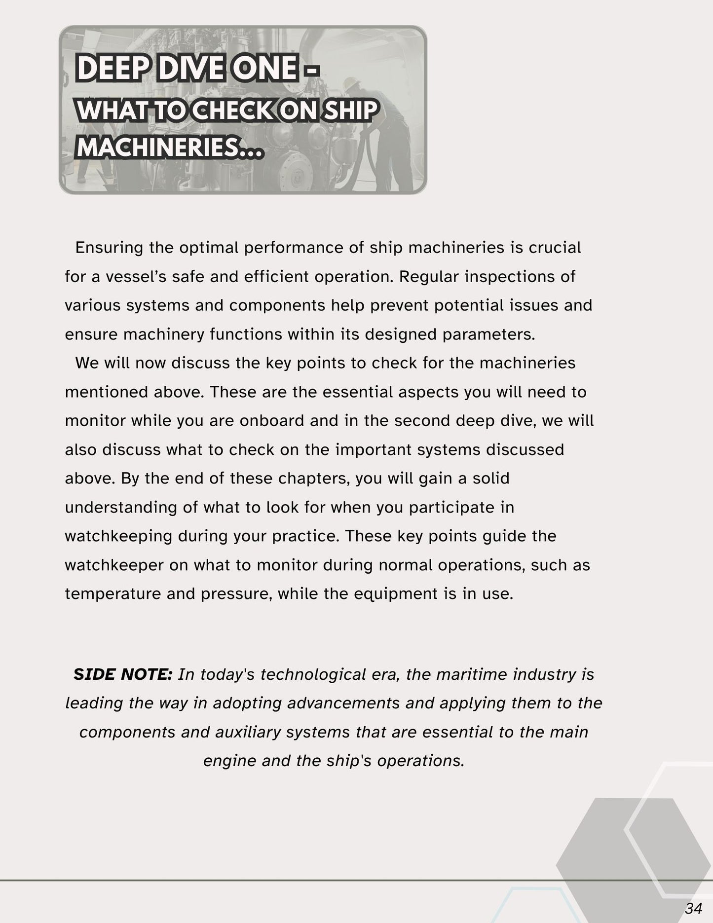 Engine Watchkeeping for beginners 2025