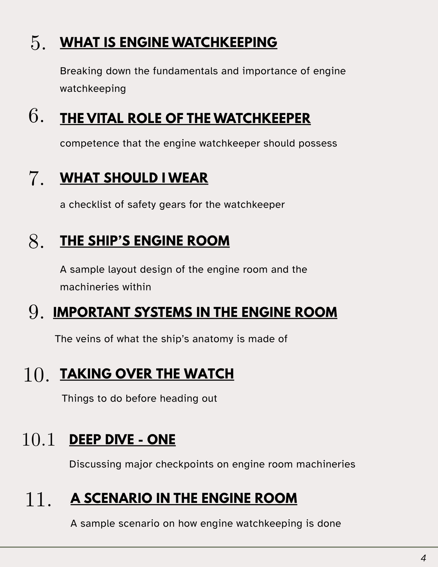 Engine Watchkeeping for beginners 2025